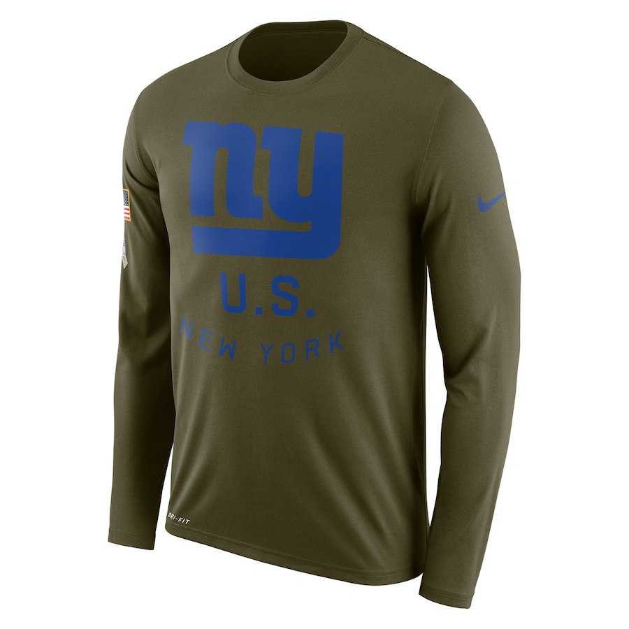 Men's New York Giants Nike Salute to Service Sideline Legend Performance Long Sleeve T-Shirt Olive,We sell and wholesale Men's New York Giants Nike Salute to Service Sideline Legend Performance Long Sleeve T-Shirt Olive on line form chian!